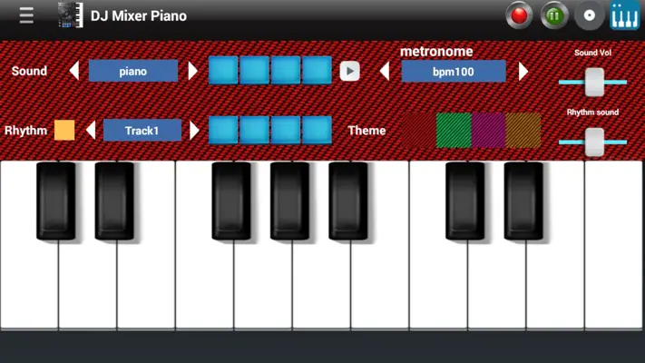 Piano DJ Mixer android App screenshot 0